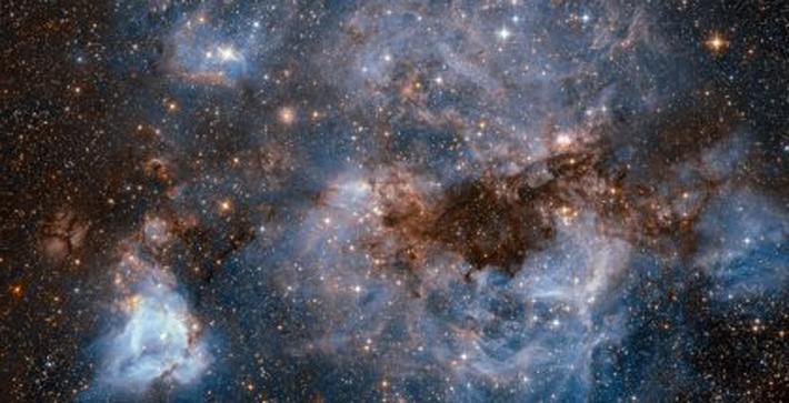 Два Магеллановых Облака в окружении ближайших соседей