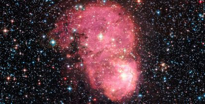 Два Магеллановых Облака в окружении ближайших соседей