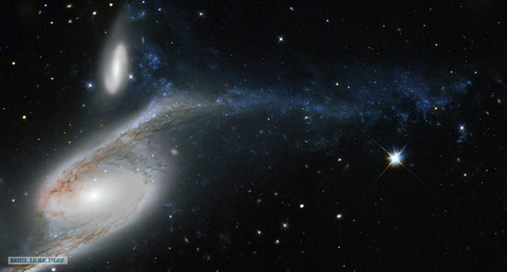 Спиральная галактика знаменитая как PGC 54493