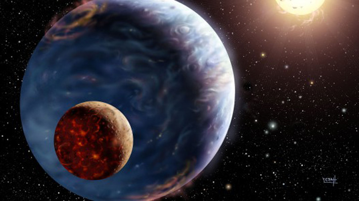 Исследование магнитных полей экзопланет-гигантов и окружение экзолун